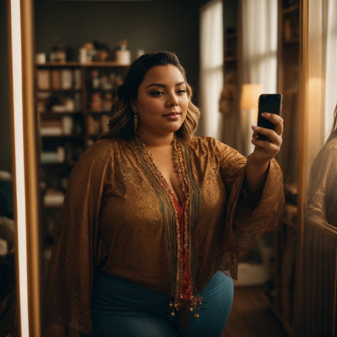 Getting Out of Negative Thoughts and Into Your Curvy Confidence