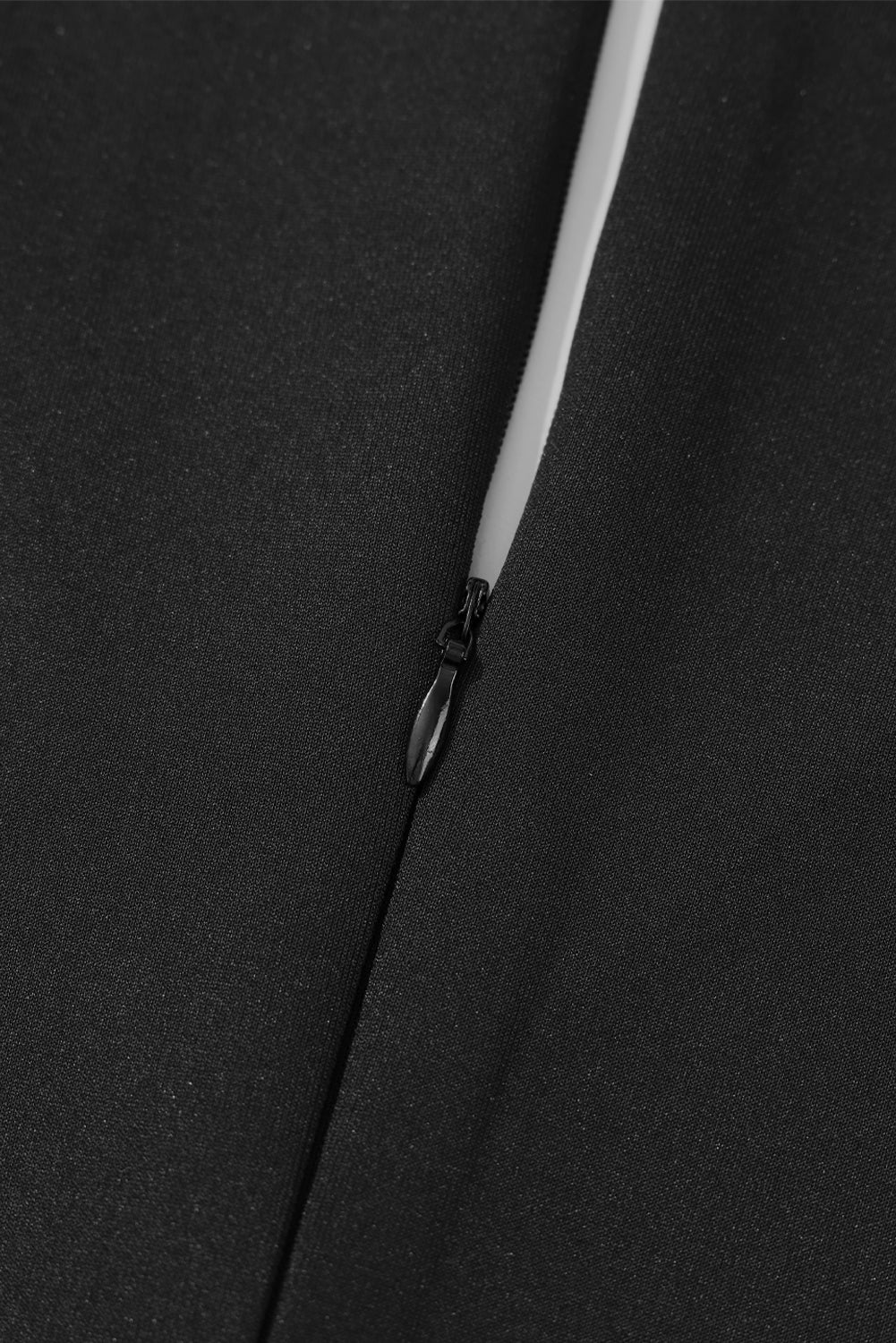 Black Plus Size Surplice V Neck Fringe Formal Maxi Dress