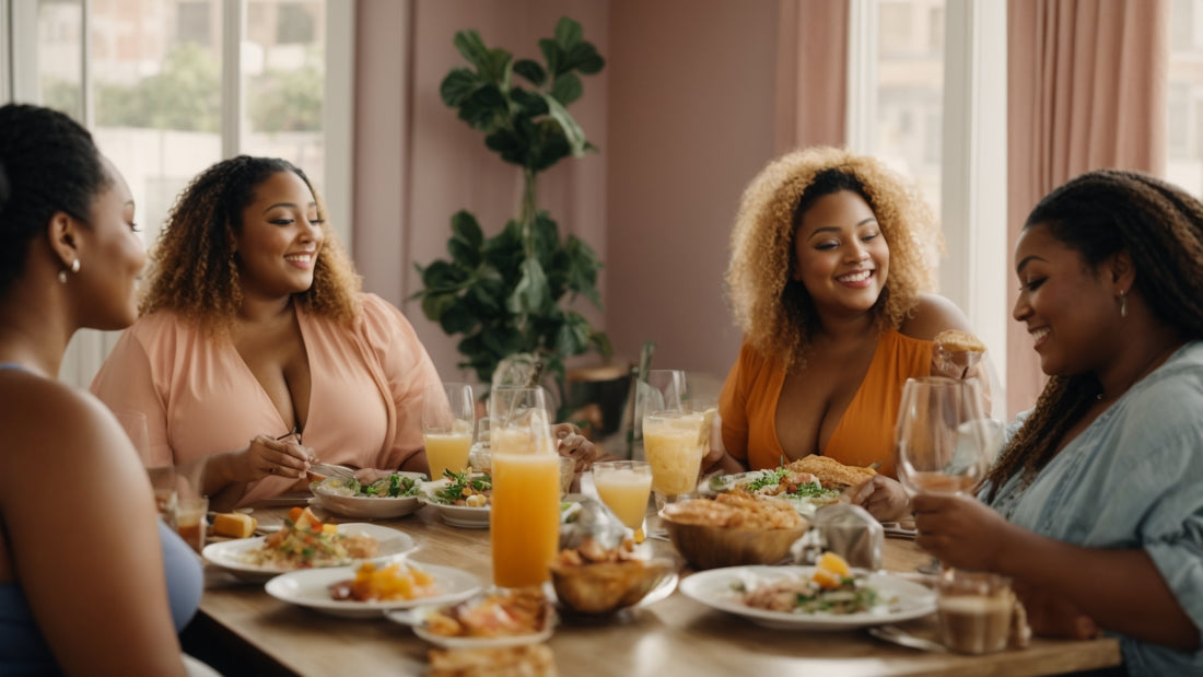 A Plus-Size Woman's Guide to Embracing Gratitude: Family, Friends, and Curves