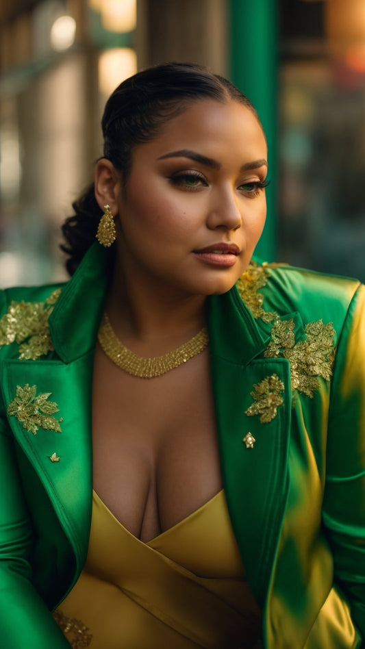 Plus Size Guide to All Things Green and Gold