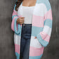 Plus Size Open Front Long Sleeve Cardigan