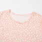 Pink Cheetah Print Tiered Ruffled Plus Size Dress