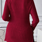 Plus Size Square Neck Long Sleeve Top