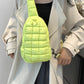 Quilted Nylon Crossbody  Bag