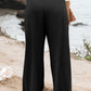 Plus Size Smocked High Waist Wide Leg Pants