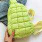 Quilted Nylon Crossbody  Bag