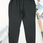 Black Plus Size High Waist Pocketed Skinny Pants