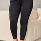 Black Plus Size High Waist Pocketed Skinny Pants