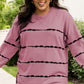 Plus Size Round Neck Dropped Shoulder Sweatshirt