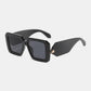 Polycarbonate Frame Square Sunglasses