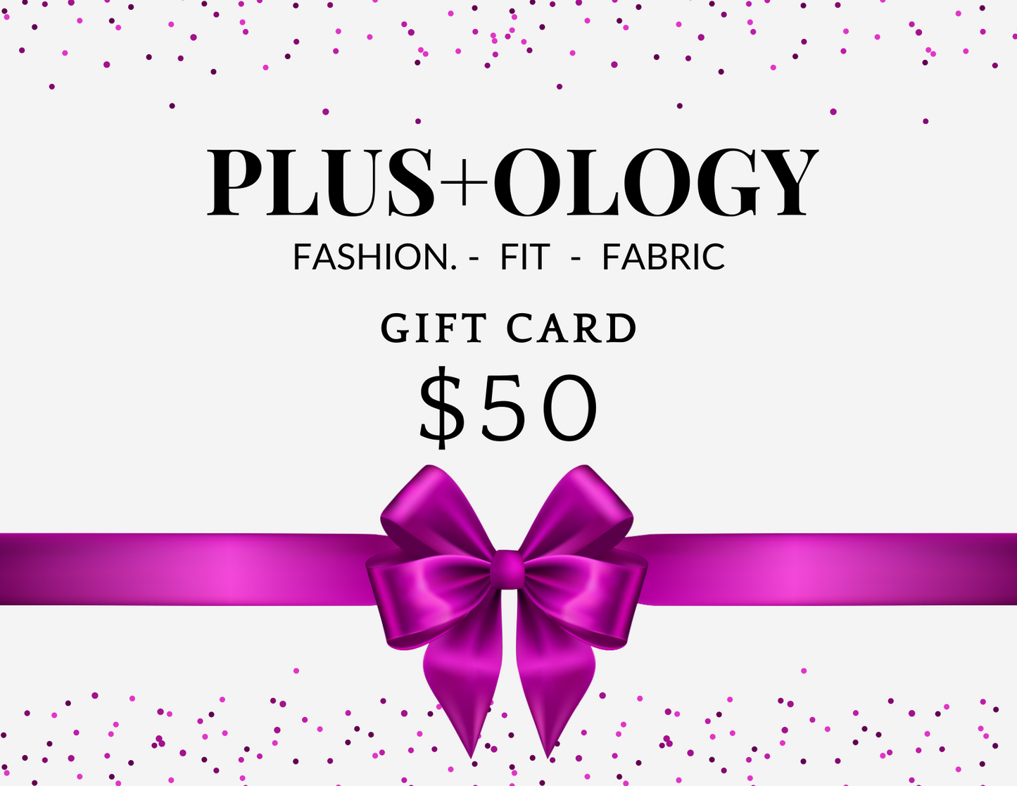Plusology $50 Gift Card