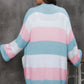 Plus Size Open Front Long Sleeve Cardigan