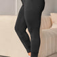 Black Plus Size High Waist Pocketed Skinny Pants