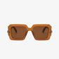 Polycarbonate Frame Square Sunglasses