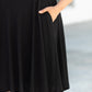 Black Plus Size Ruched Sweetheart Fit and Flare Midi Dress