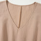 Dark Khaki Plus Size Textured Ruffled Short Sleeve Dress