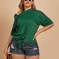 Plus Size Tied Cold-Shoulder Tee Shirt