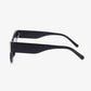 UV400 Rhinestone Trim Cat-Eye Sunglasses