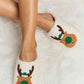 Melody Rudolph Print Plush Slide Slippers