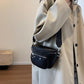 Texture PU Leather Crossbody Bag