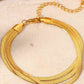 Triple-Layered Snake Chain Bracelet