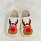 Melody Rudolph Print Plush Slide Slippers