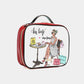 Nicole Lee USA Printed Handbag with Three Pouches