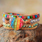 Imperial Jasper & Crystal Layered Bracelet