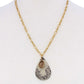 Stylish Tear Drop Shape Chain Necklace