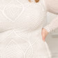 Patterned Rhinestone Plus Size Maxi Dress