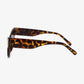 UV400 Rhinestone Trim Cat-Eye Sunglasses