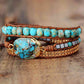 Handmade Natural Stone Copper Bracelet