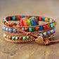 Imperial Jasper & Crystal Layered Bracelet