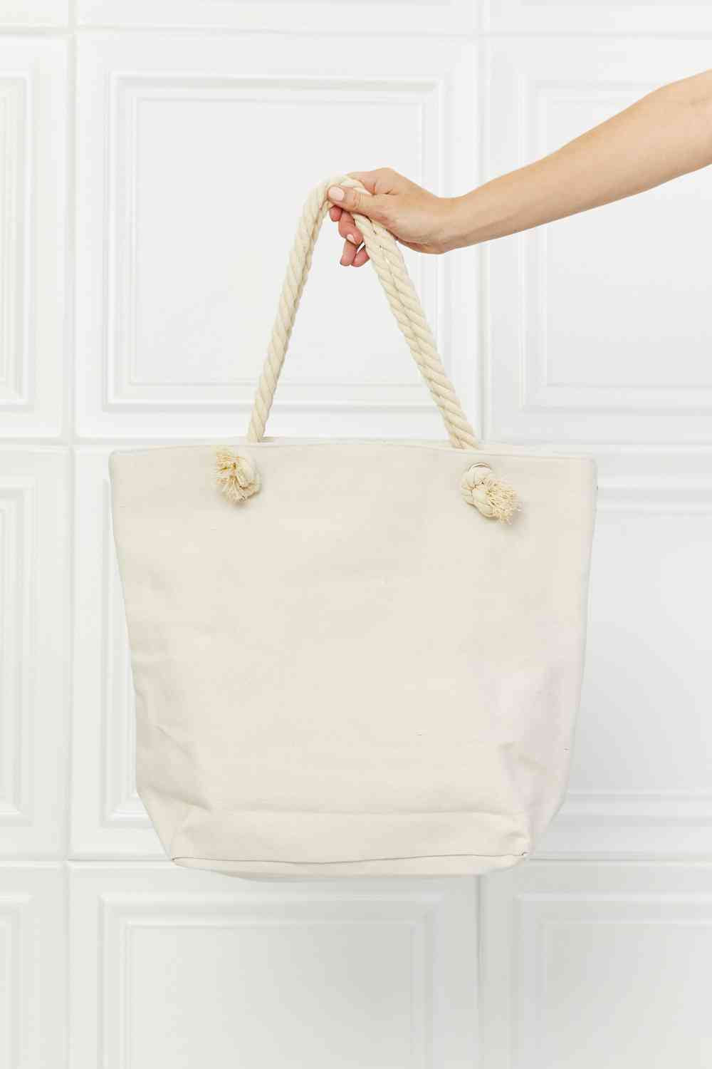 Justin Taylor Picnic Date Tassel Tote Bag