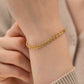 Heart Chain Lobster Clasp Bracelet