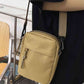 Wide Strap Polyester Crossbody Bag