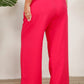 Plus Size Wide Leg Pants with Pockets