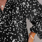 Plus Size Notched Neck Smocked Blouse